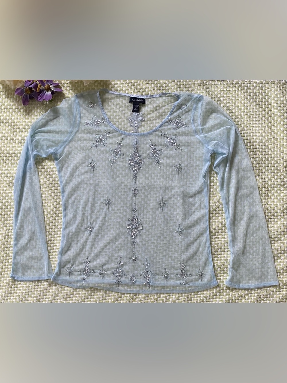 🦋Ladies Ideology Sheer Sequined Top🦋